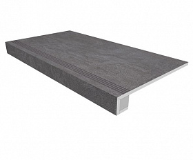 Комплект Керамогранитная ступень Estima SR06 33x120 см с бортиком + Подступенок 14,5х120 см