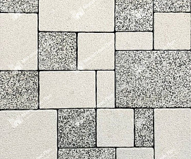 Тротуарная плитка Выбор Мюнхен Б.2. Фсм.6 60 мм Стоунмикс Бело-черный