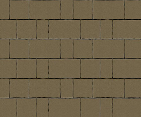 Тротуарная плитка Фабрика Готика Старый город 260х160х60, 160х160х60, 100х160х60, PROFI Кофейный на белом цементе ч/п