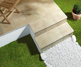 Клинкерная ступень флорентийская Interbau Alpen 044 Allgau, 310*320*8,0 мм R11/B