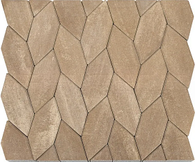 Тротуарная плитка Braer Карат 80 мм ColorMix цвет Миндаль