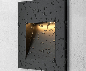 Подсветка для лестниц Arca Maytoni O038-L3B цвет Черный