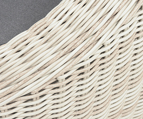 Барселона кресло из искусственного ротанга, цвет бежевый