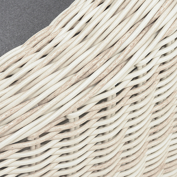 Барселона кресло из искусственного ротанга, цвет бежевый фото 6