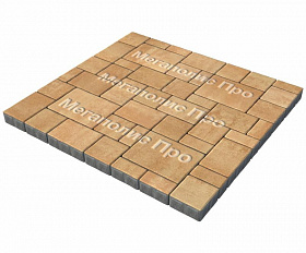 Тротуарная плитка Выбор Мюнхен Б.2. Фсм.6 60 мм Листопад Сахара