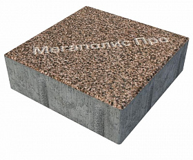 Тротуарная плитка Фабрика Готика Квадрат 200х200х60 мм Голд 16