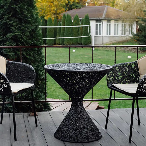 Кресло Vitgarden Scandi Chair из базальта, цвет черный фото 2