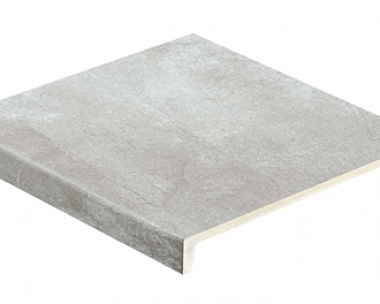 Клинкерная ступень прямоугольная рядовая Stroeher Loftstufe Keraplatte Aera T 705 beton, 294х340х35х11 мм