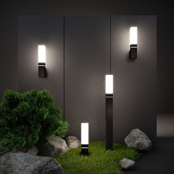Уличный светильник Elektrostandard IP54 1536 TECHNO LED черный фото 5