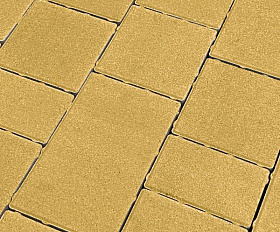 Тротуарная плитка Koldiz Новый Город 60 мм Моно Желтый