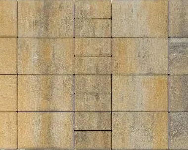 Тротуарная плитка Braer Мозаика, 60 мм. Песчаник