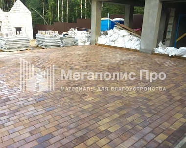 Брусчатка Braer Прямоугольник (кирпич) ColorMix 200х100х60 мм Прайд