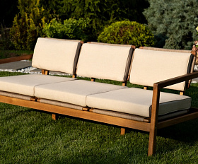 Диван из акации CALISTO 3-х местный Joygarden