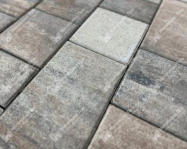 Тротуарная плитка Выбор Старый город Листопад 1Ф.6 60 мм Песчаник