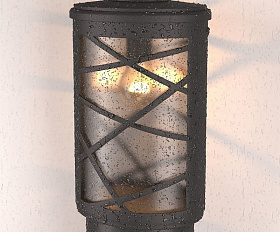 Уличный светильник Elektrostandard Premier F IP44 GL 1017F черный