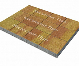 Тротуарные плиты Выбор Квадрат Б.1.К.6 300х300х60 мм Листопад Гранит Каир