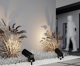 Ландшафтный светильник Bern Maytoni O050FL-L30GF3K цвет Графит