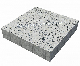 Тротуарная плитка Фабрика Готика Квадрат 400х400х60 мм Грис Парга FINO