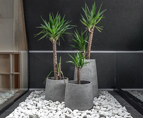 Кашпо Concretika Cone D36 H75 Concrete M100