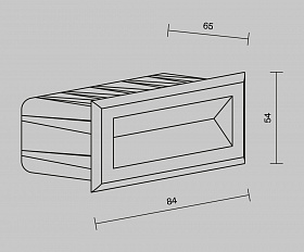 Подсветка для лестниц Bosca Maytoni O045SL-L3B3K цвет Черный