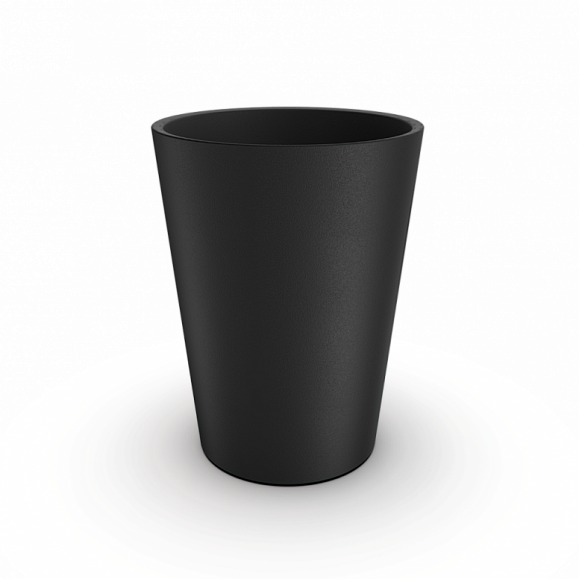 Кашпо Berkano Bloom 67 Coal Black фото 1