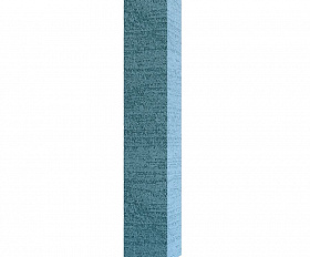 Кашпо Concretika Colonna 20x20x120 Erosia Blue