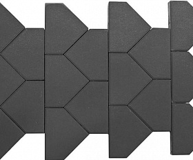 Тротуарная плитка Braer Тиара 60 мм Серый