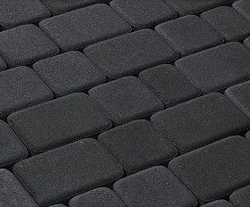 Тротуарная плитка 342 механический завод Классика 60 мм Черный