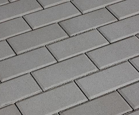 Брусчатка 342 механический завод Прямоугольник 200х100х80 мм Серый