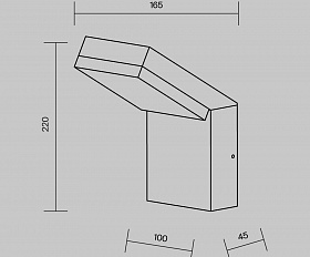 Настенный светильник (бра) Paso Maytoni O595WL-L12B3K цвет Черный