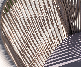 Диего обеденная группа на 4 персоны, круглый стол дуб, цвет бежевый