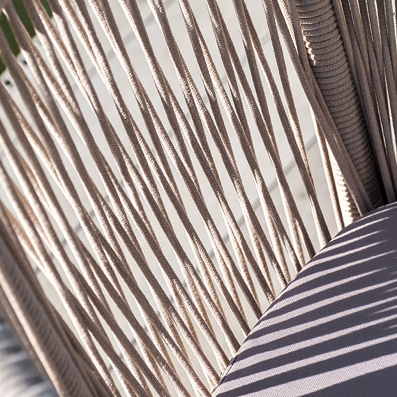 Диего обеденная группа на 4 персоны, круглый стол дуб, цвет бежевый фото 7