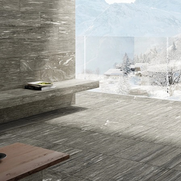 Керамогранит Italon Скайфолл Гриджио Альпино Структурированный 60x60 см фото 2