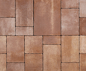 Тротуарная плитка Сиян Бавария П24-6 60 мм ColorMix Капучино