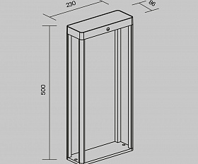 Ландшафтный светильник Pir Maytoni OSL456FL-L2GF3K цвет Графит