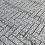 Тротуарная плитка Выбор Паркет Б.4.П.6 Стоунмикс Белый с черным