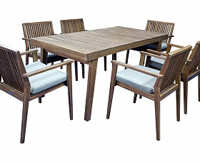 Обеденная группа из акации MONA L Joygarden