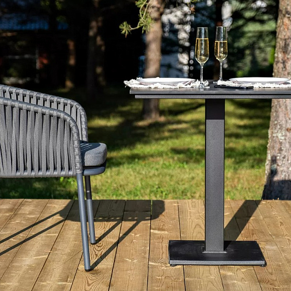 Обеденная Каффе 4SIS группа на 2 персоны, цвет серый гранит фото 3