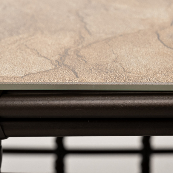 Ницца журнальный столик из искусственного ротанга, цвет бронзовый фото 5