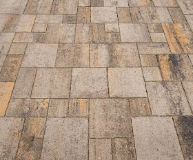 Тротуарная плитка Вилла Arbet 60 мм ColorMix Агат