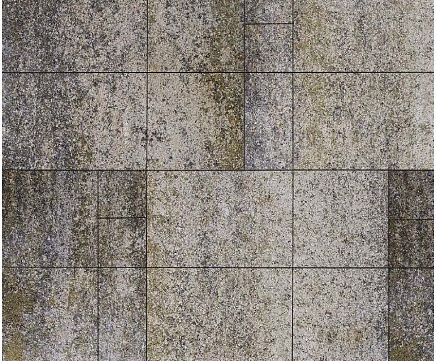 Тротуарная плитка Выбор Грандо Б.9.Фсм.6 60 мм Искусственный камень Габбро