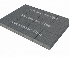 Тротуарная плитка Фабрика Готика Квадрат 300х300х60 мм Сильвер 13