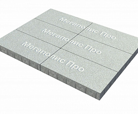 Тротуарная плита Фабрика Готика 600х300х60 мм Голд Кристалл