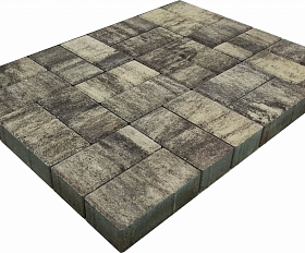 Брусчатка Лидер 40 Прямоугольник Color Mix 200x100x80 мм Опал