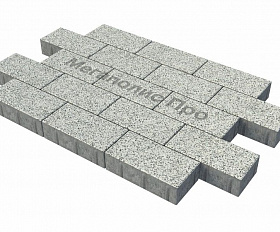 Тротуарная плитка Фабрика Готика Картано 300х150х80 мм Голд 3