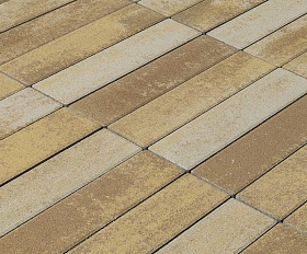 Тротуарная плитка Braer Ригель 320x80x60 мм Colormix Саванна