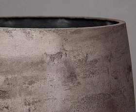 Кашпо Concretika Bansai D79 H30 Concrete Grey Dark