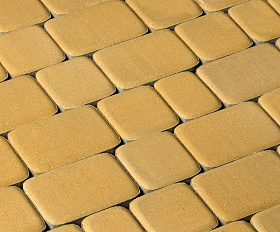 Тротуарная плитка 342 механический завод Классика 60 мм Желтый