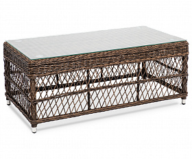 Гранд Латте стол журнальный из искусственного ротанга, цвет коричневый