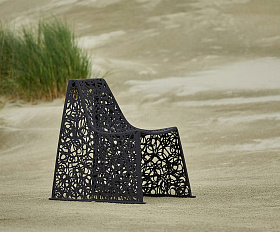 Кресло Vitgarden Core Chair из базальта, цвет черный